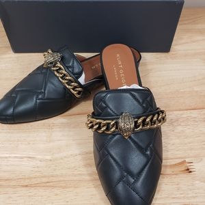KURT GEIGER Chelsea Mule Black sz 8